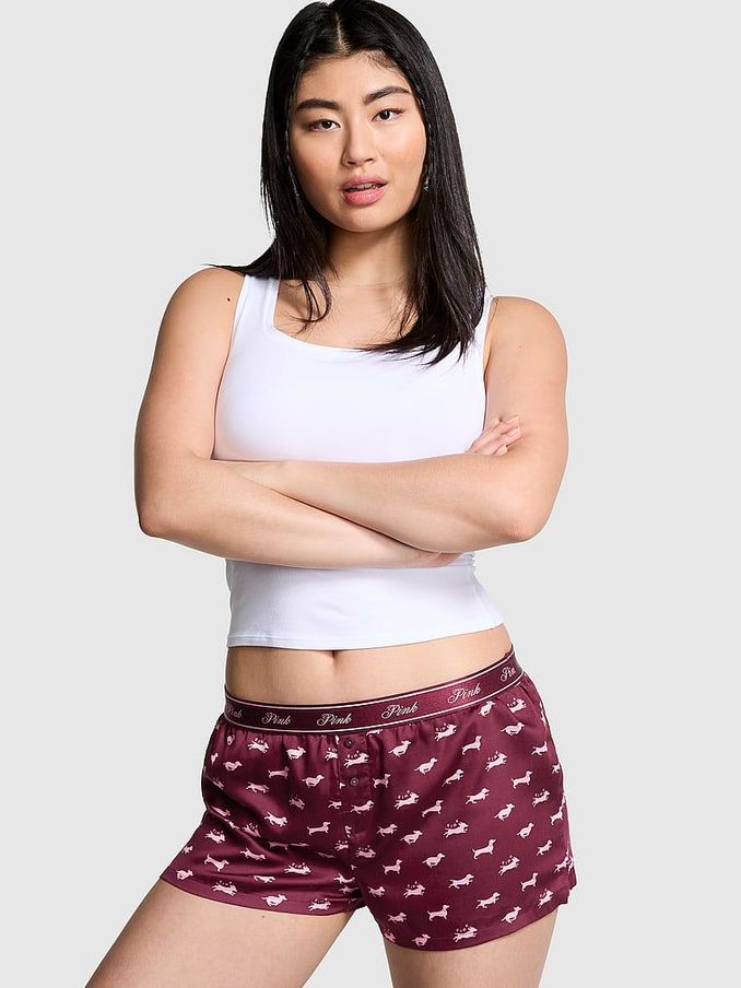 Red Kir Dog Short TENCEL™ Pyjama Bottoms (N97362) | £26