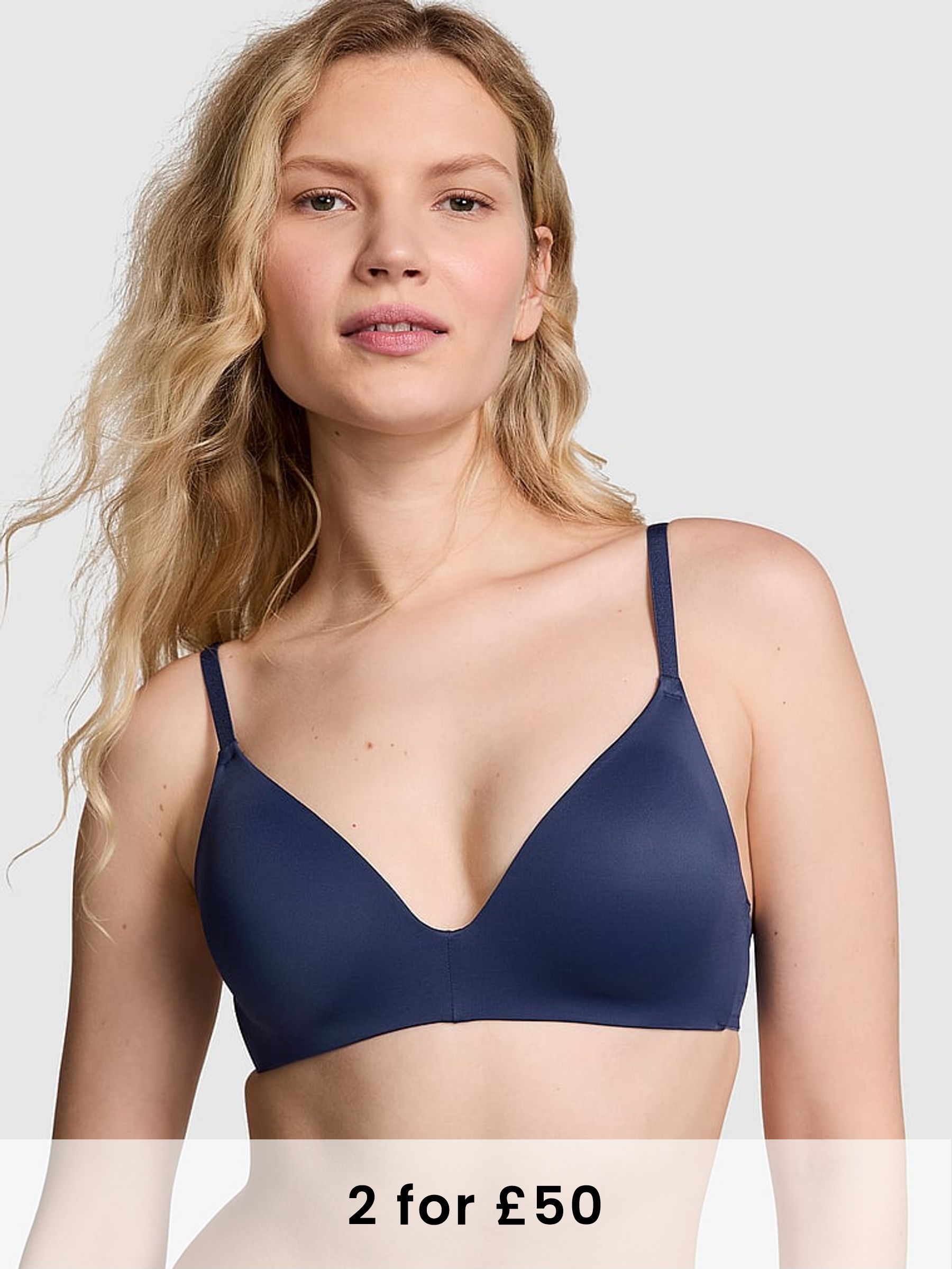 Blue Midnight Navy Non Wired Lightly Lined Bra (N97375) | £29