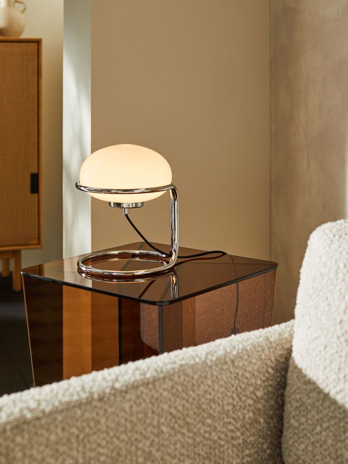 Piper Table Lamp in Chrome (N99386) | £59