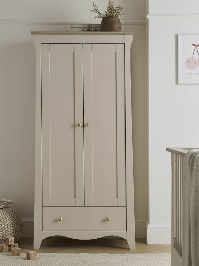CuddleCo Cashmere Clara 2 Door Nursery Wardrobe (N99512) | £399