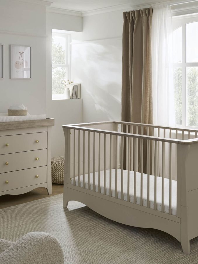 CuddleCo Cream Cashmere Clara Nursery Furniture Set 2 Piece (N99540) | £699