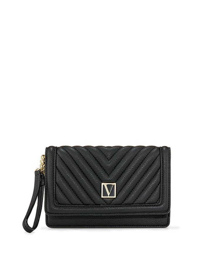 Black Lily Wristlet Clutch Purse (P21465) | £17