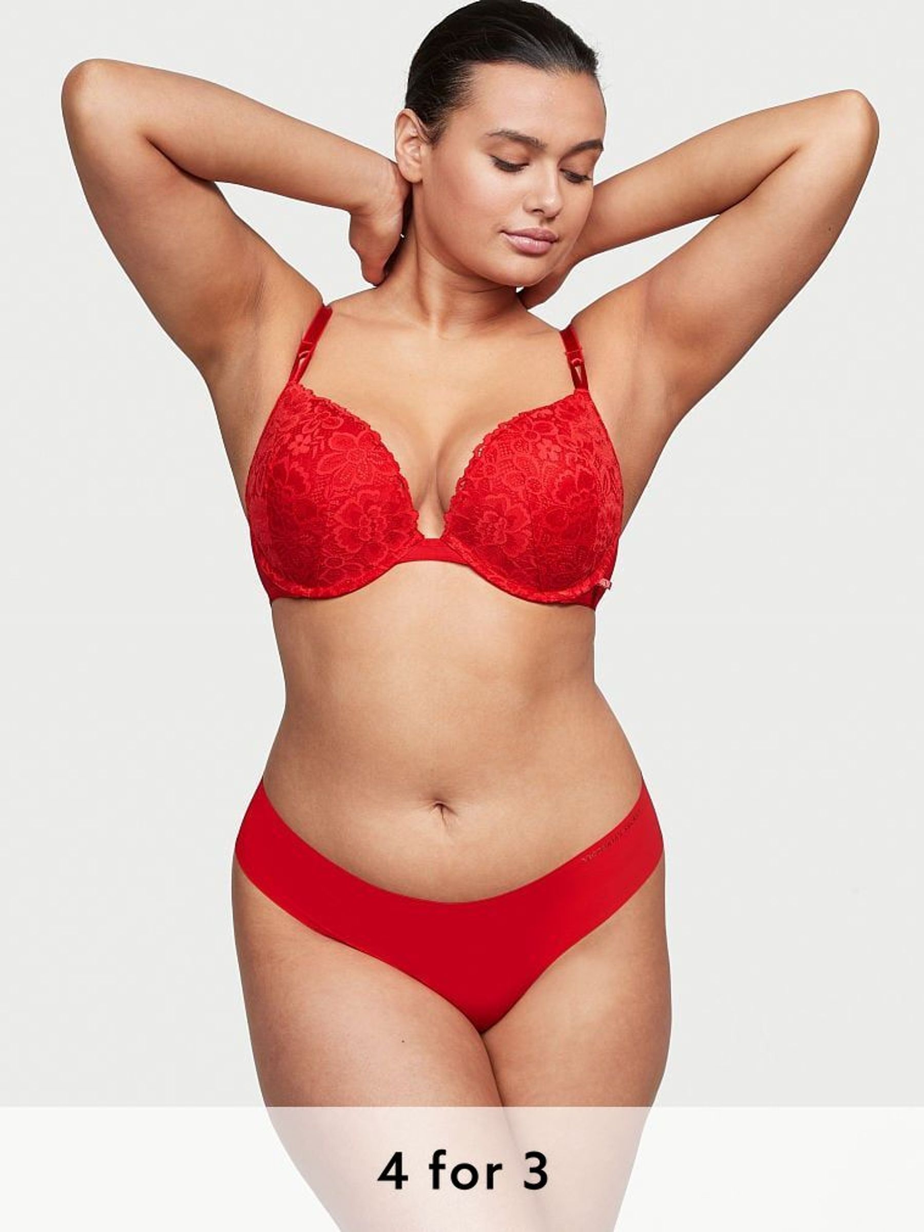 Lipstick Red Thong Knickers (P22683) | £9