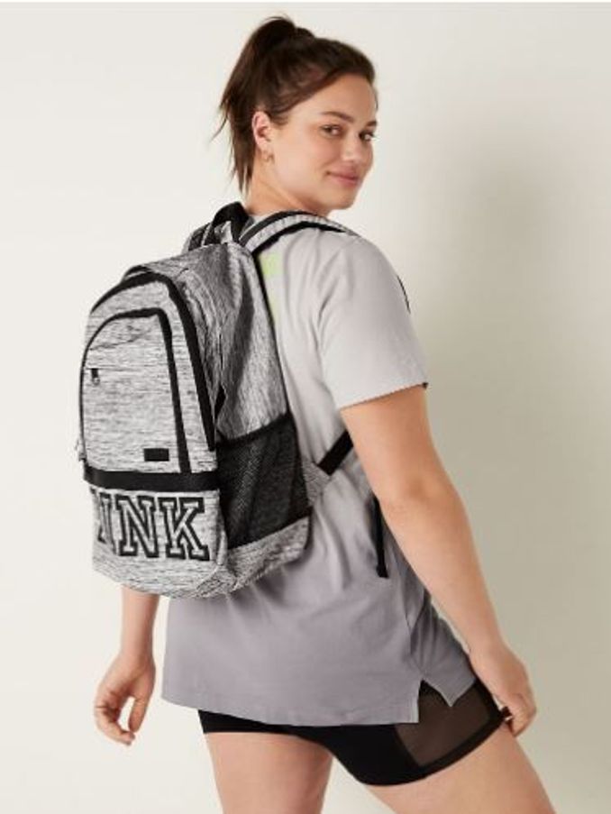 Jet Lag Heather Grey College Backpack (P28721) | £45
