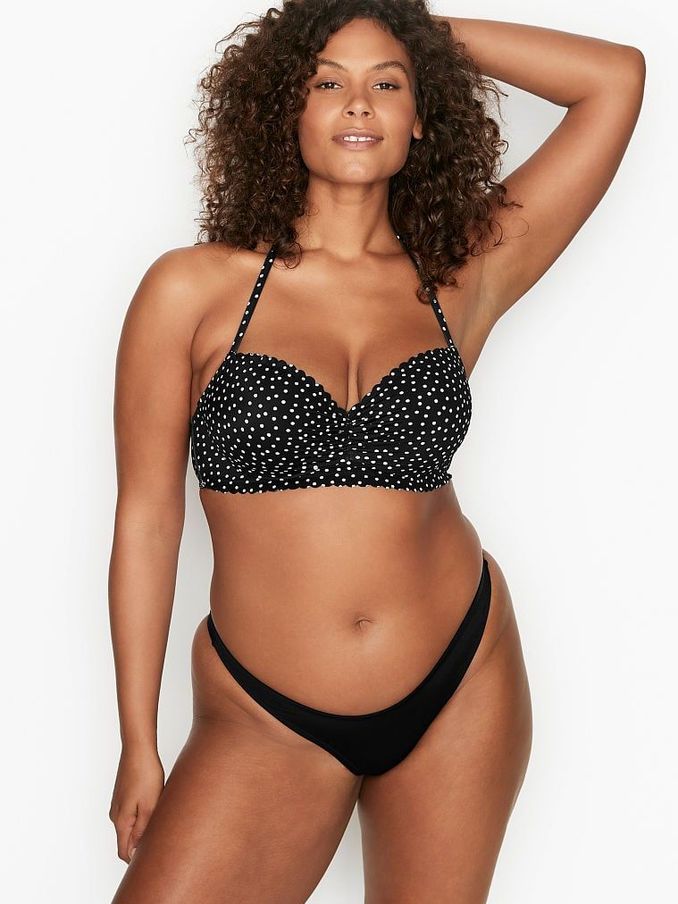Black & White Dot The Getaway Halterneck Top (P29247) | £10