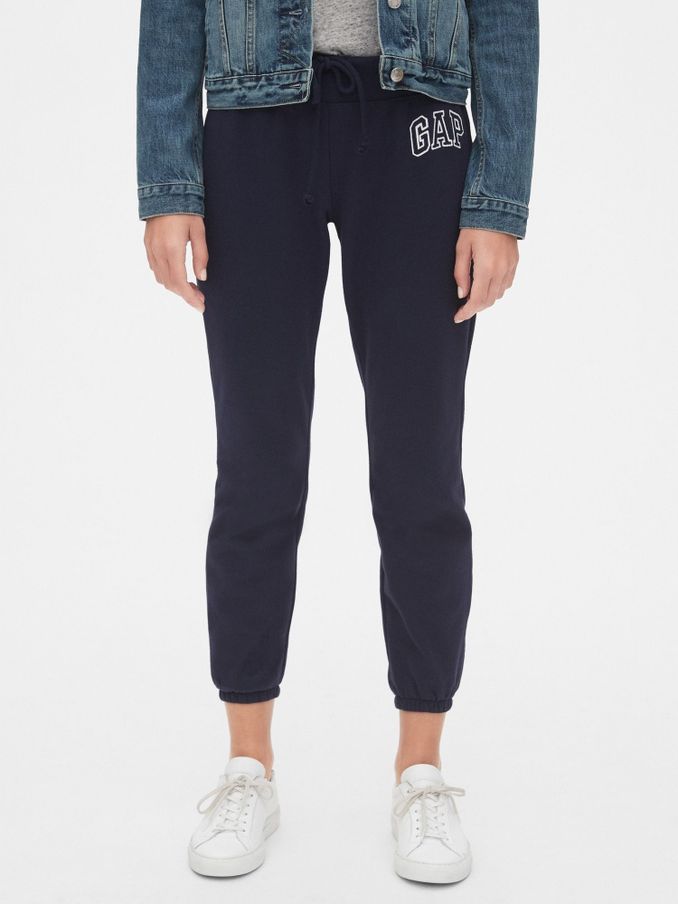 Navy Blue Logo Slim Fleece Joggers (P31069) | £17