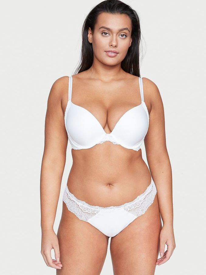 White Lace Thong Panty (P37028) | £6