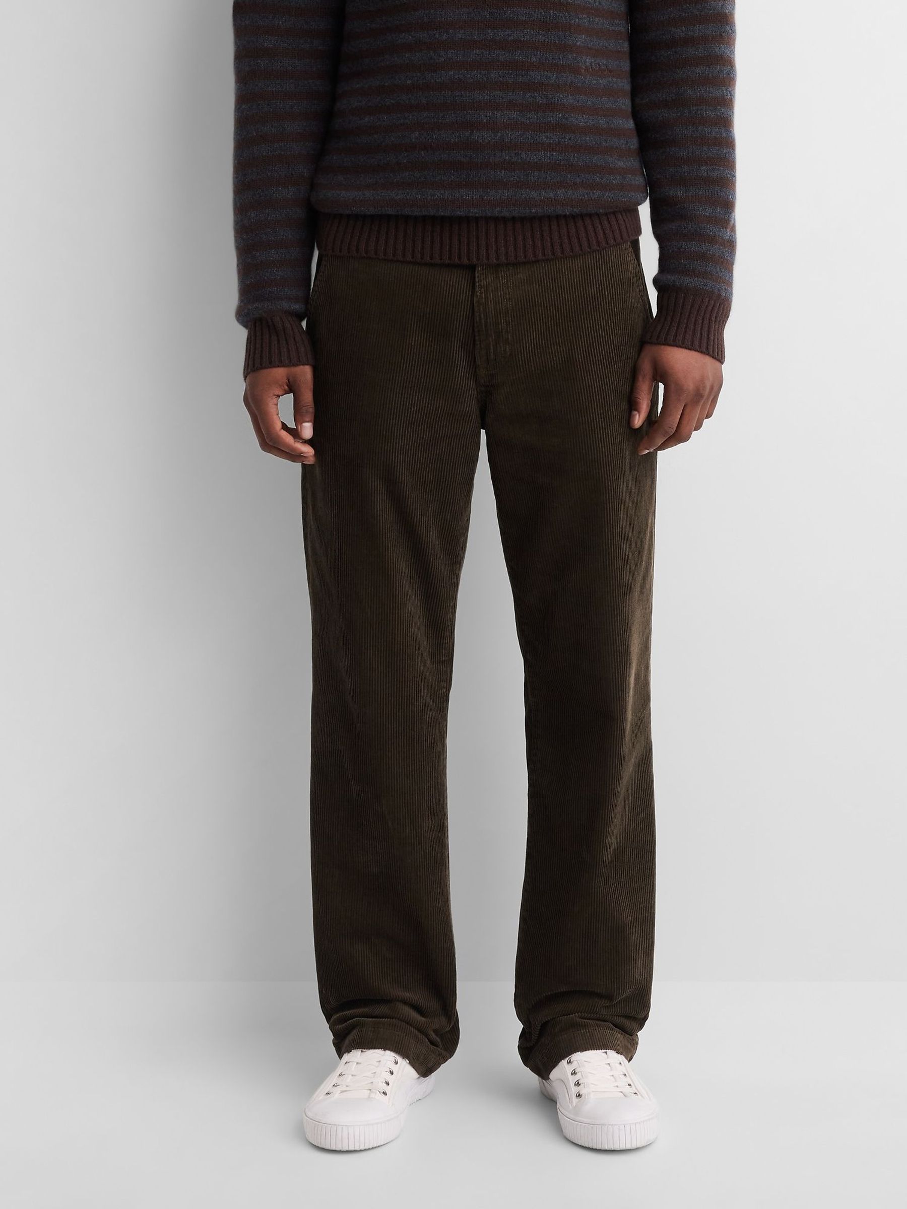 Gap x A.P.C. Green - Regular Corduroy Relaxed Straight Trousers