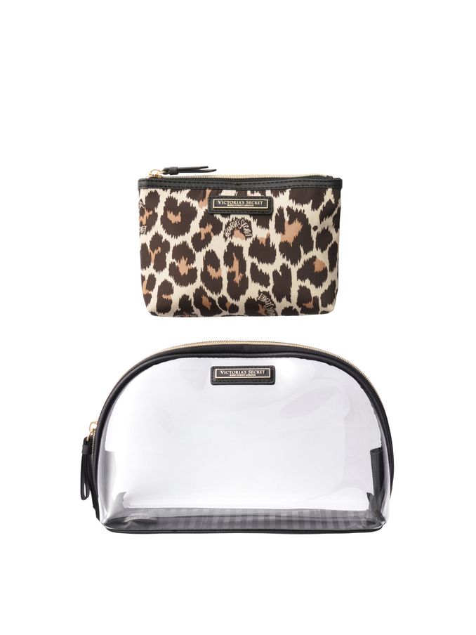 Leopard Makeup Bag Duo (P42741) | £25