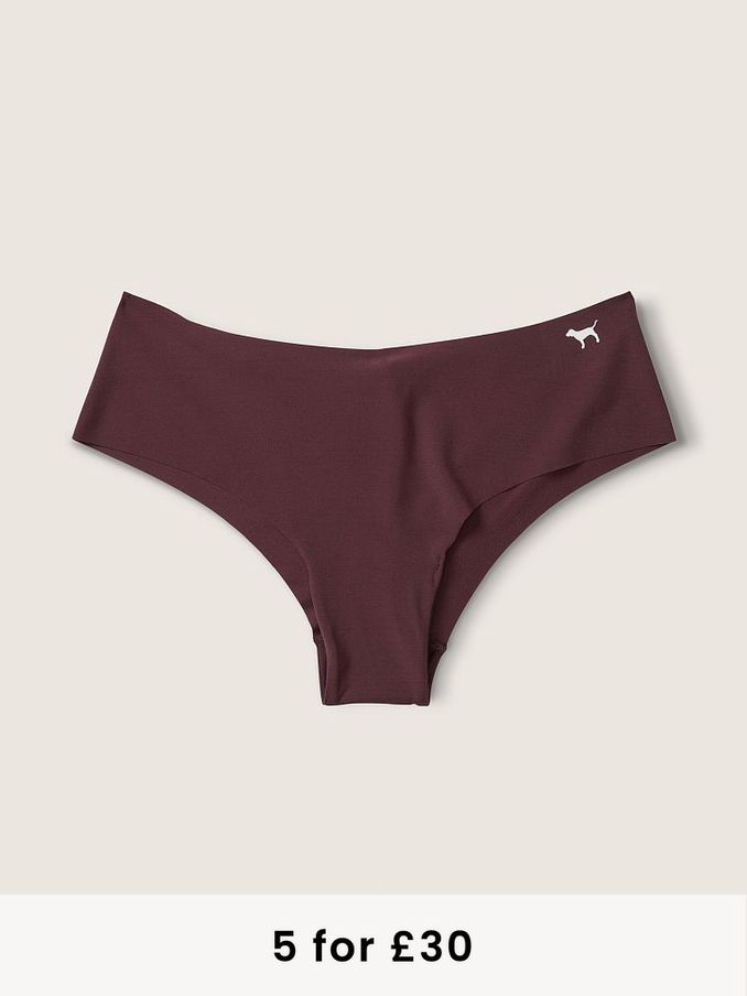 Burnt Umber Brown No Show Cheeky Knickers (P48349) | £3