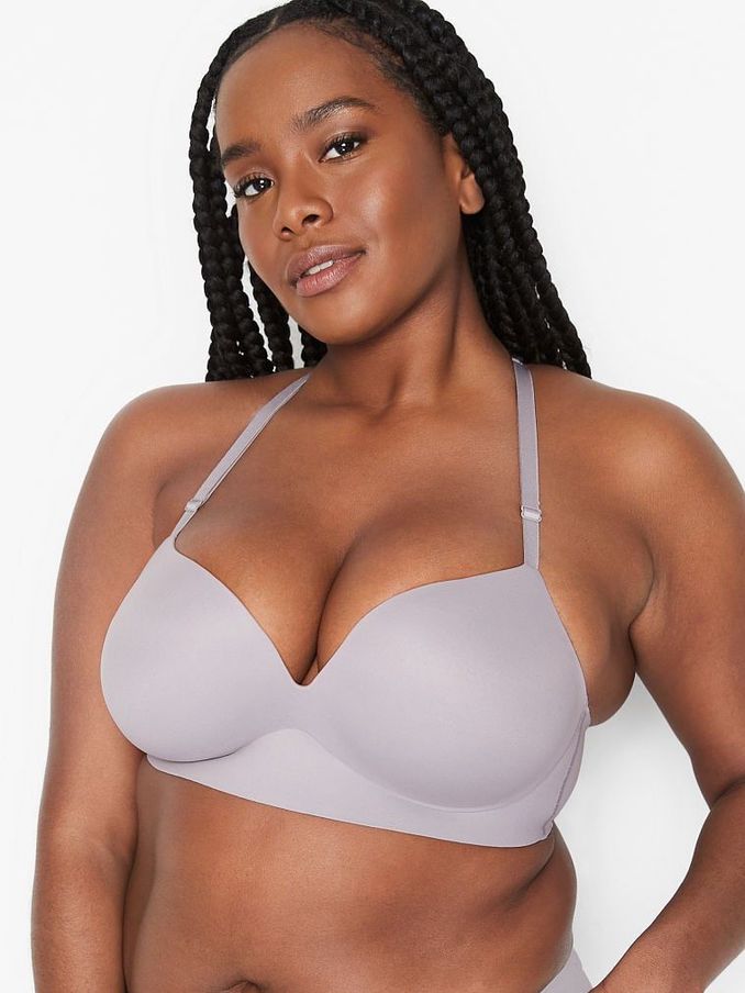 Grey Skies Smooth Non Wired Push Up Bra (P50668) | £15