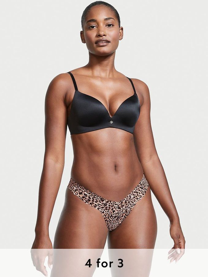 Soft Sand Tie Dye Nude Thong Knickers (P53313) | £9