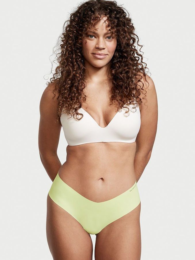 Iced Olive Green Smooth No Show Cheeky Knickers (P53325) | £3