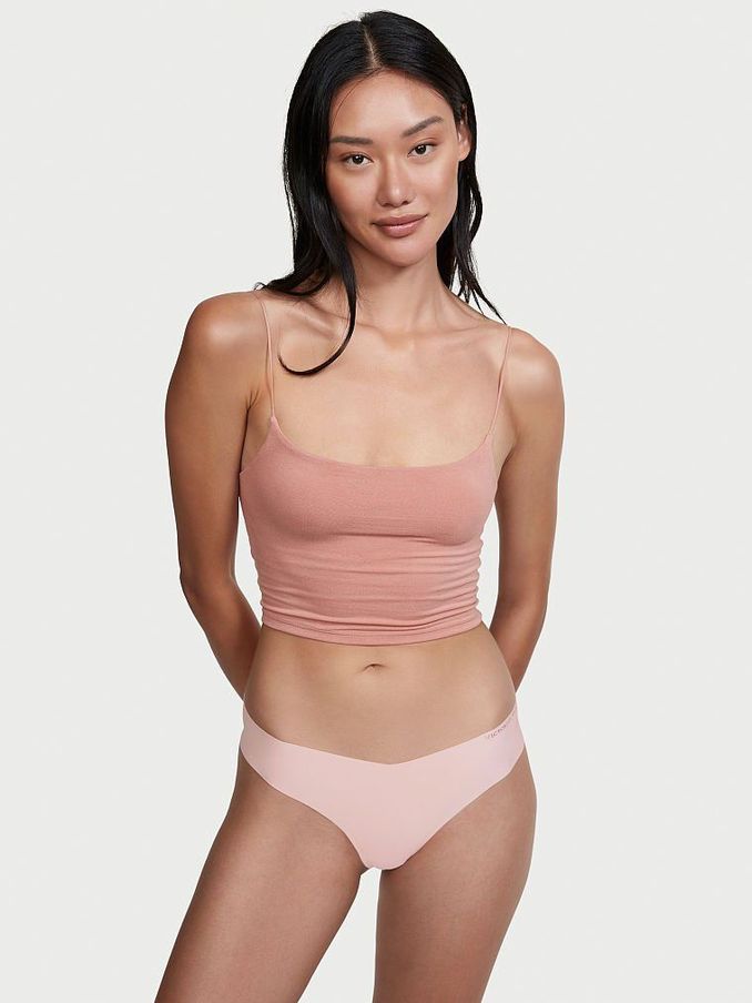 Purest Pink Smooth No Show Thong Knickers (P53346) | £4
