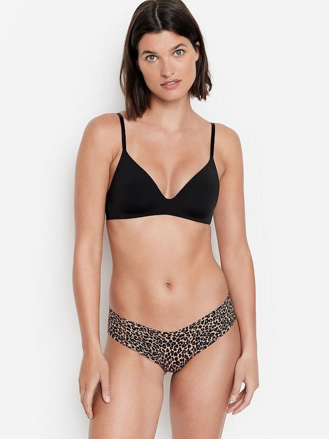 Leopard Brown Smooth No Show Hipster Knickers (P58287) | £4