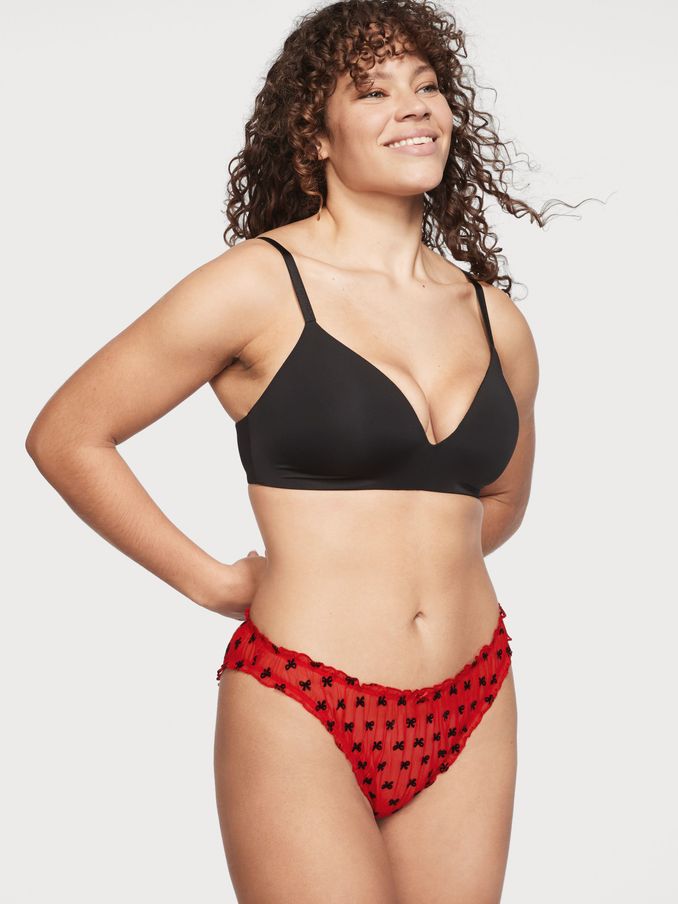 Red/Black Cheeky Knickers (P59308) | £3
