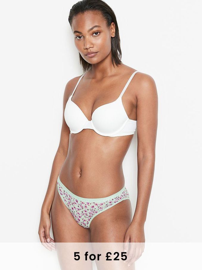 Jade Mist Ditsy Fields Bikini Panty (P59958) | £3