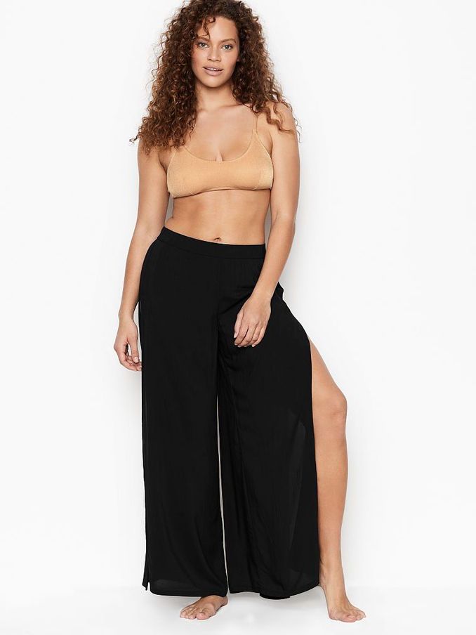 Black Cayman Wideleg Pant (P64007) | £15