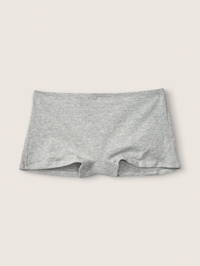 Heather Charcoal Grey Cotton Short Knicker (P65407) | £3