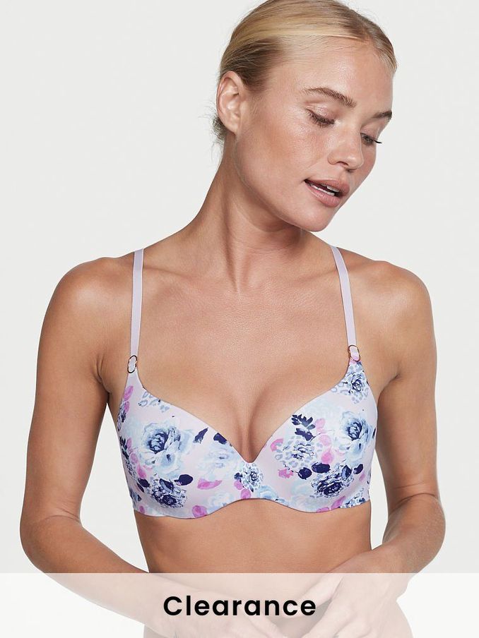 Lilac Moon Floral Light Push Up Perfect Shape Bra (P67501) | £20