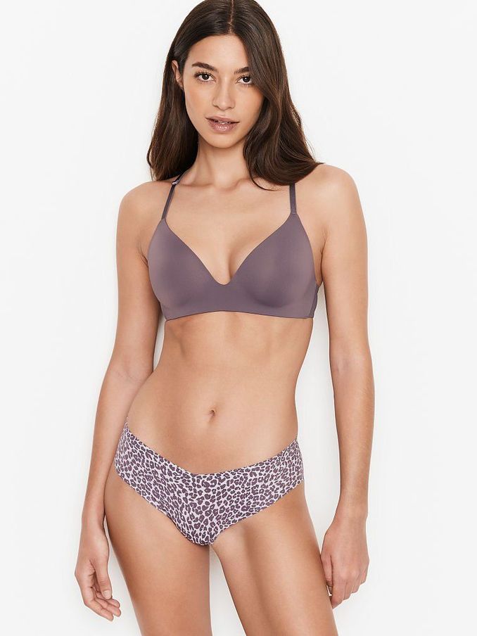 Flint Grey Cheetah Smooth No Show Hipster Knickers (P72084) | £3