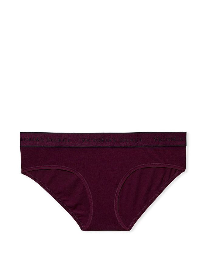 Red Logo Waist Pointelle Hiphugger Panty (P73591) | £3