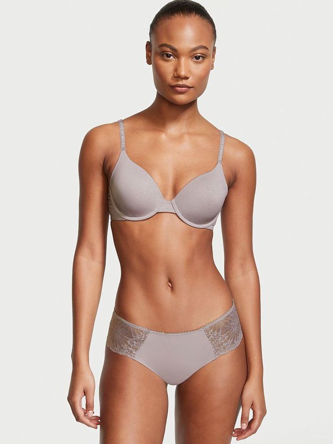 Grey Skies Lace No Show Hipster Knickers (P74841) | £3