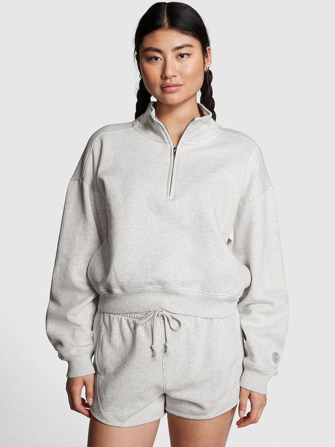 Heather Grey Fleece Sweatshirt (P75096) | £24