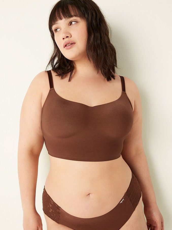 Soft Cappucino Brown Smooth Lightly Lined Bralette (P75411) | £10