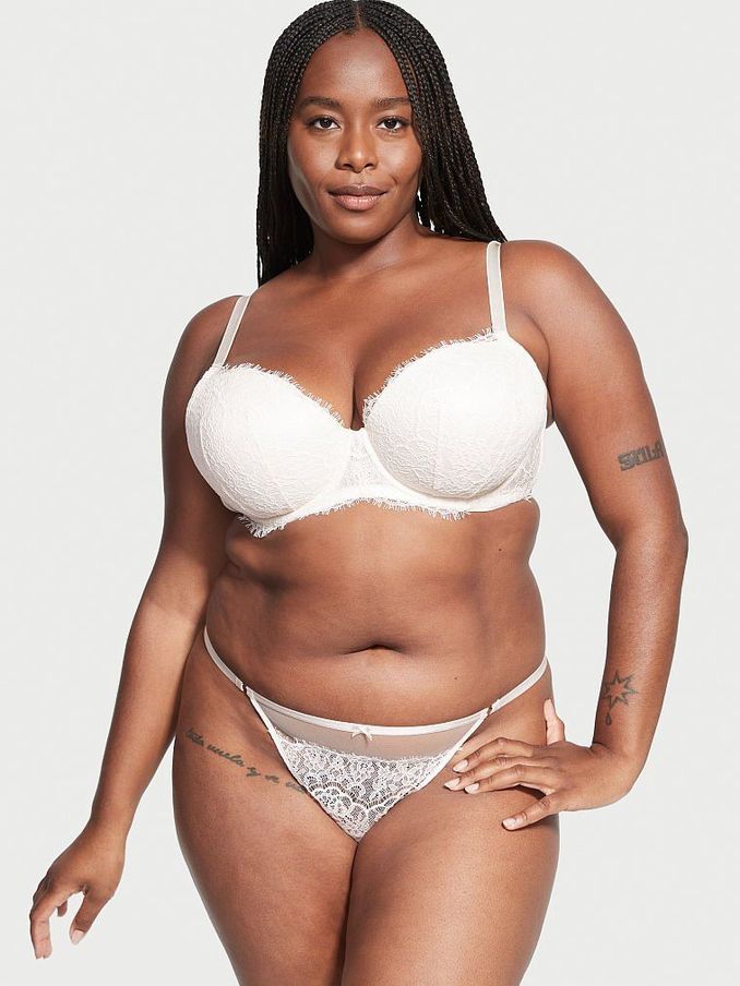White Coconut Lace Bra (P75559) | £19