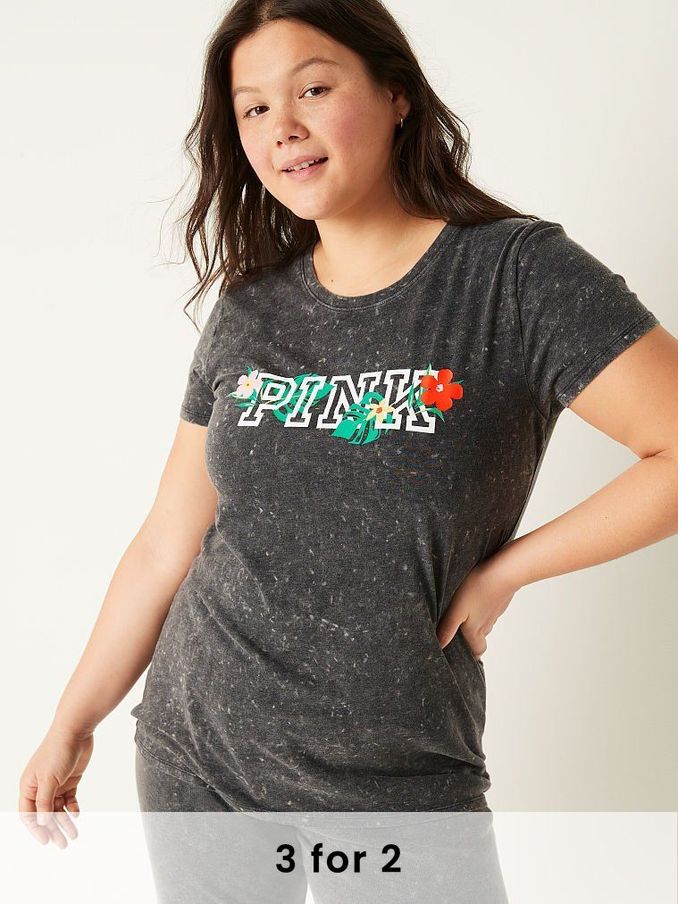 Pure Black Wash Graphic Everyday Tee (P75640) | £10
