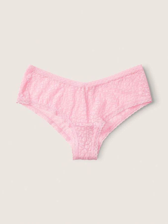 Daisy Pink Lace Logo Cheeky Knickers (P77468) | £4