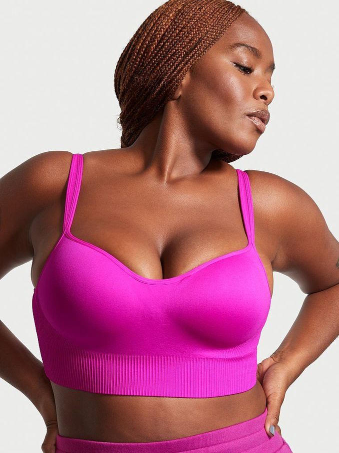 Very Fuchsia Pink Seamless Triangle Bra (P77500) | £20
