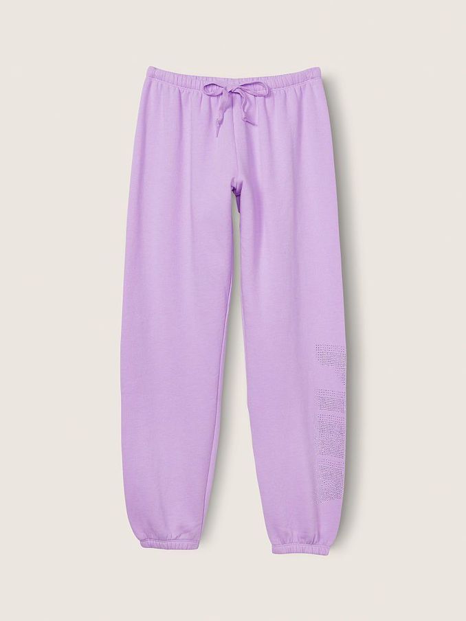 Purple Petal With Shine Logo Everyday Lounge Classic Pant (P78696) | £10