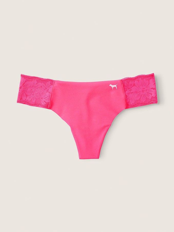 Capri Pink No Show Thong Knickers (P80233) | £3