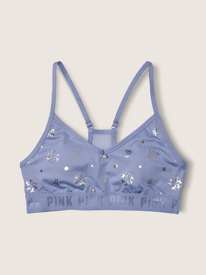 Dusy Periwinkle Blue Lightly Lined Low Impact Sports Bra (P80519) | £10