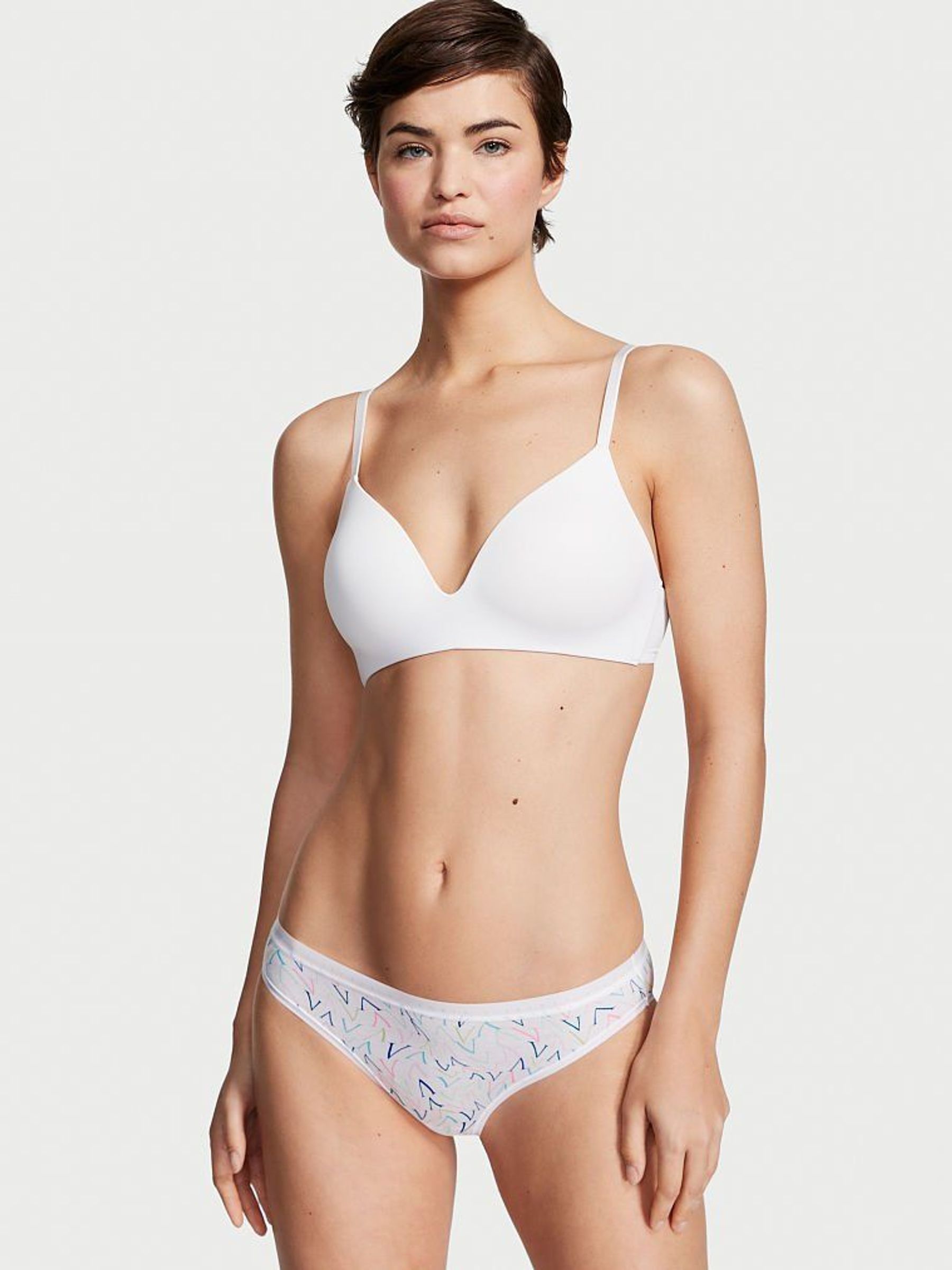 Rainbow V Stretch Cotton Bikini Panty (P81061) | £3