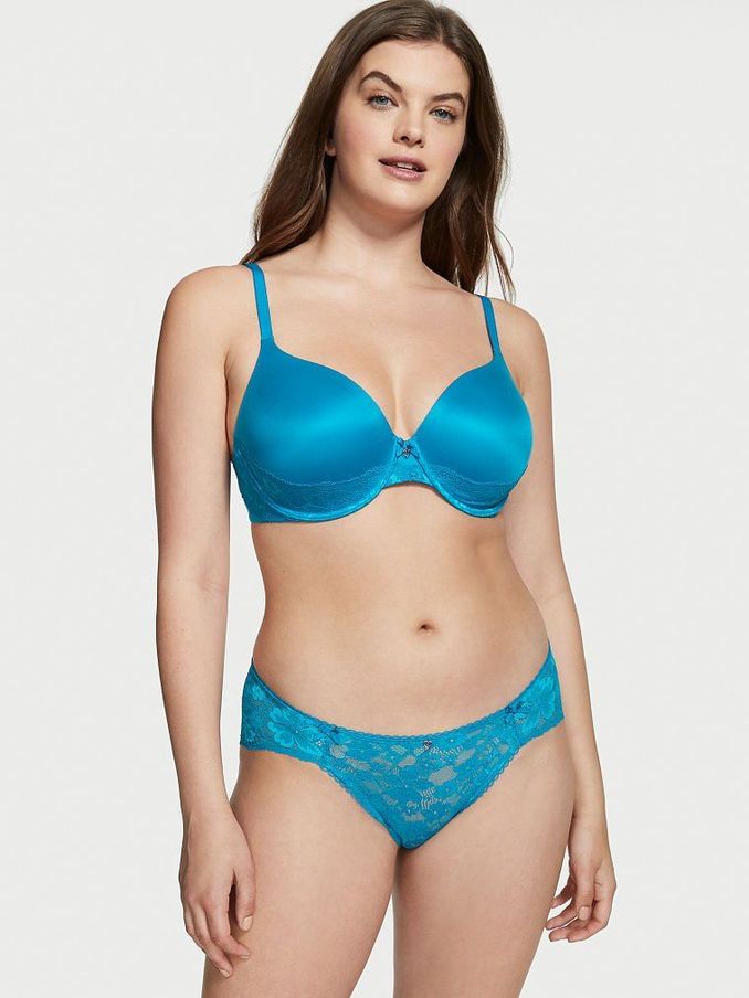 Shoreline Blue Lace Hipster Panty (P81135) | £5