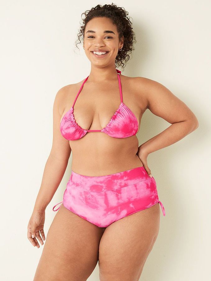 Capri Pink Tie Dye Shortie Swim Bottom (P85461) | £4