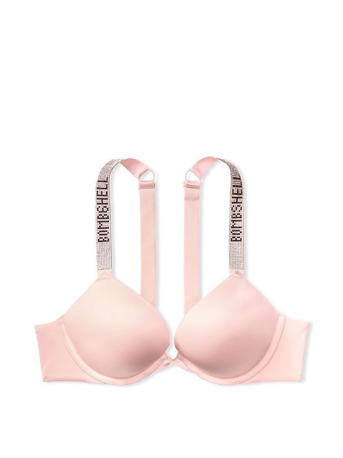 Purest Pink Add 2 Cups Shine Strap Smooth Push Up Bra (P86827) | £24