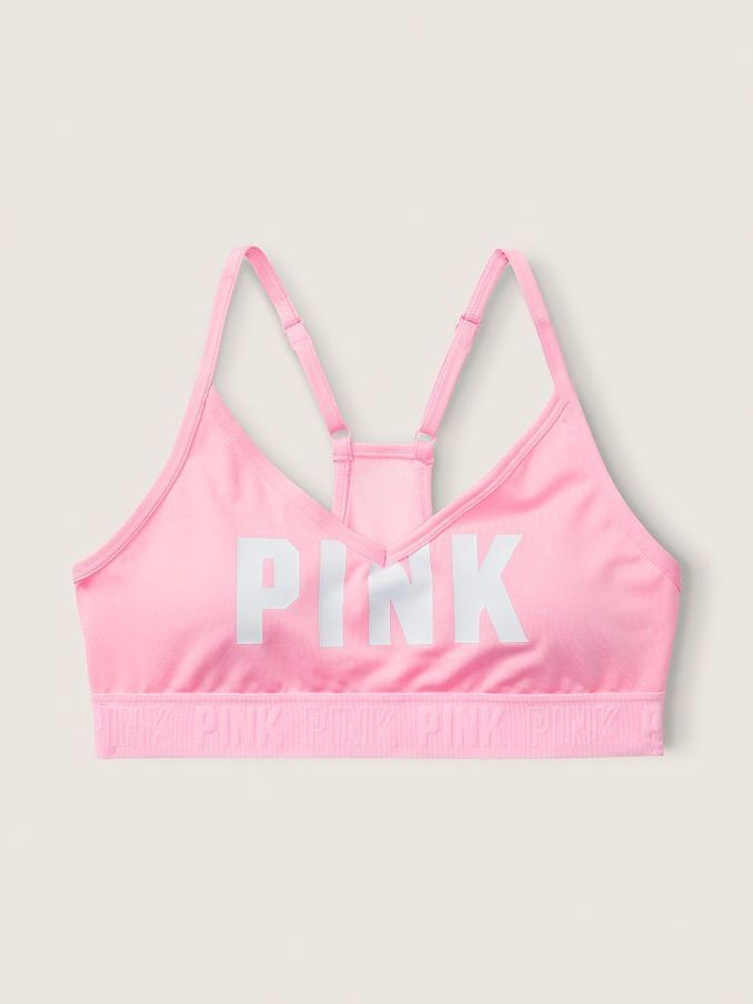 Daisy Pink Lightly Lined Low Impact Sports Bra (P87823) | £10
