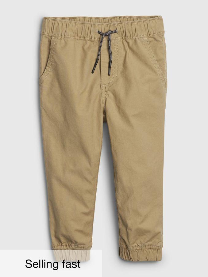 Beige Pull On Chino Joggers (12mths-5yrs) (P89356) | £15
