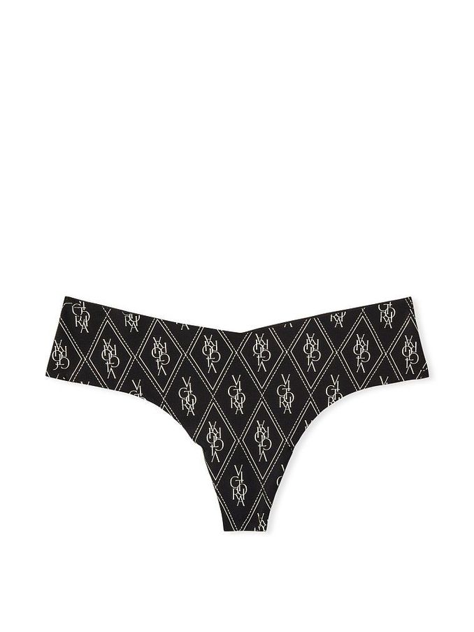 Black No Show Thong Knickers (P89642) | £4