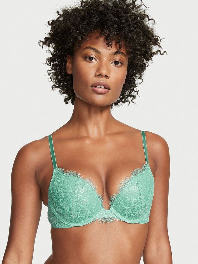 Green Lace Push Up Bra (P89821) | £20