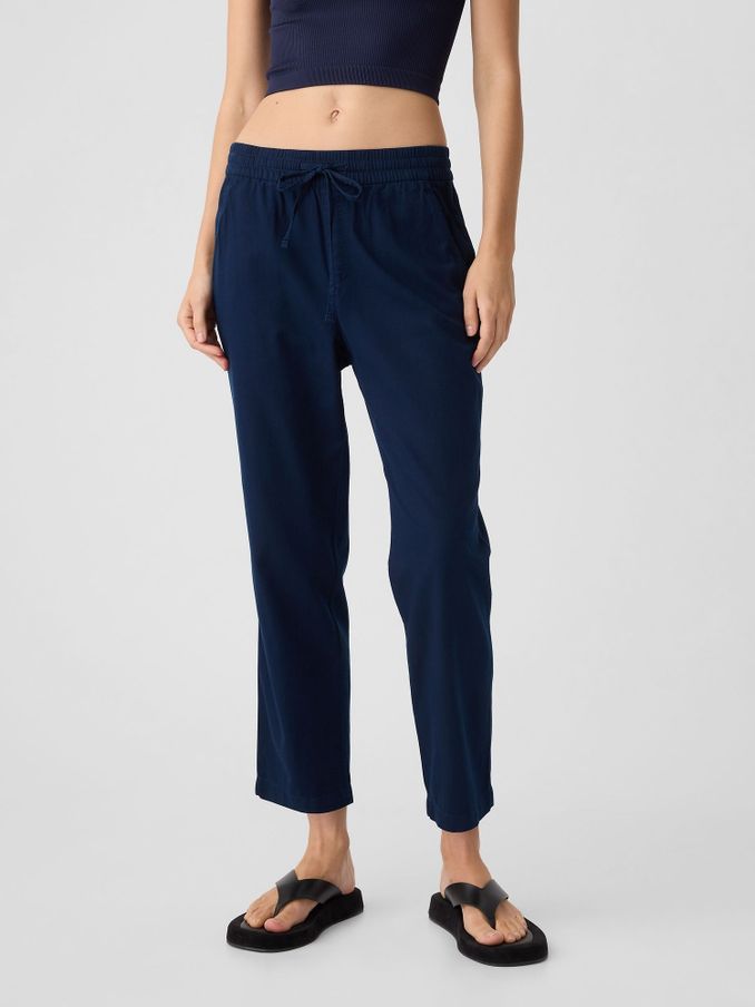 Blue Easy Straight Pull-On Trousers (P89946) | £17