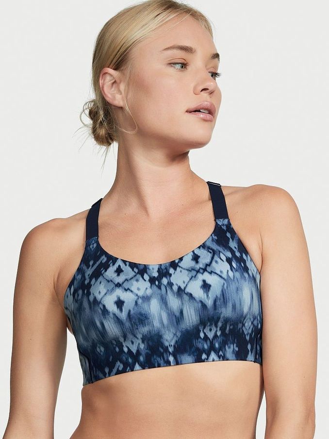 Ensign Navy Blue Smooth Lightly Lined Wired High Impact Sports Bra (P92072) | £15