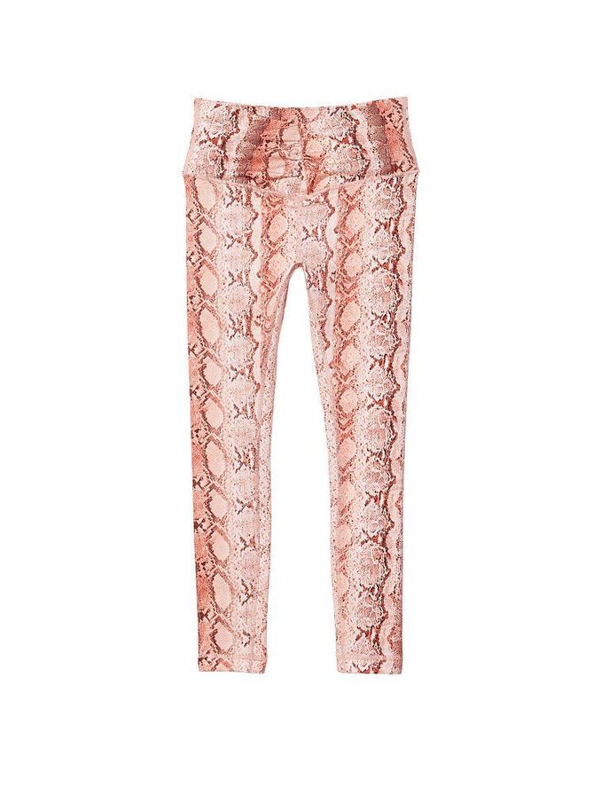 Nude Snake Animal Print Ruched Legging (P92680) | £19