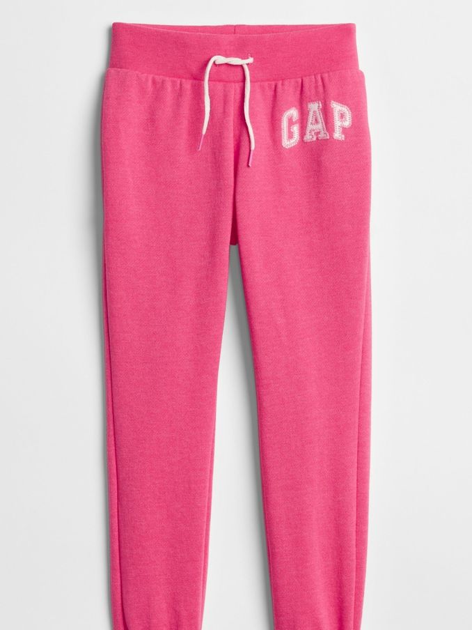 Pink Logo Fleece-Lined Joggers (4-13yrs) (P94172) | £18