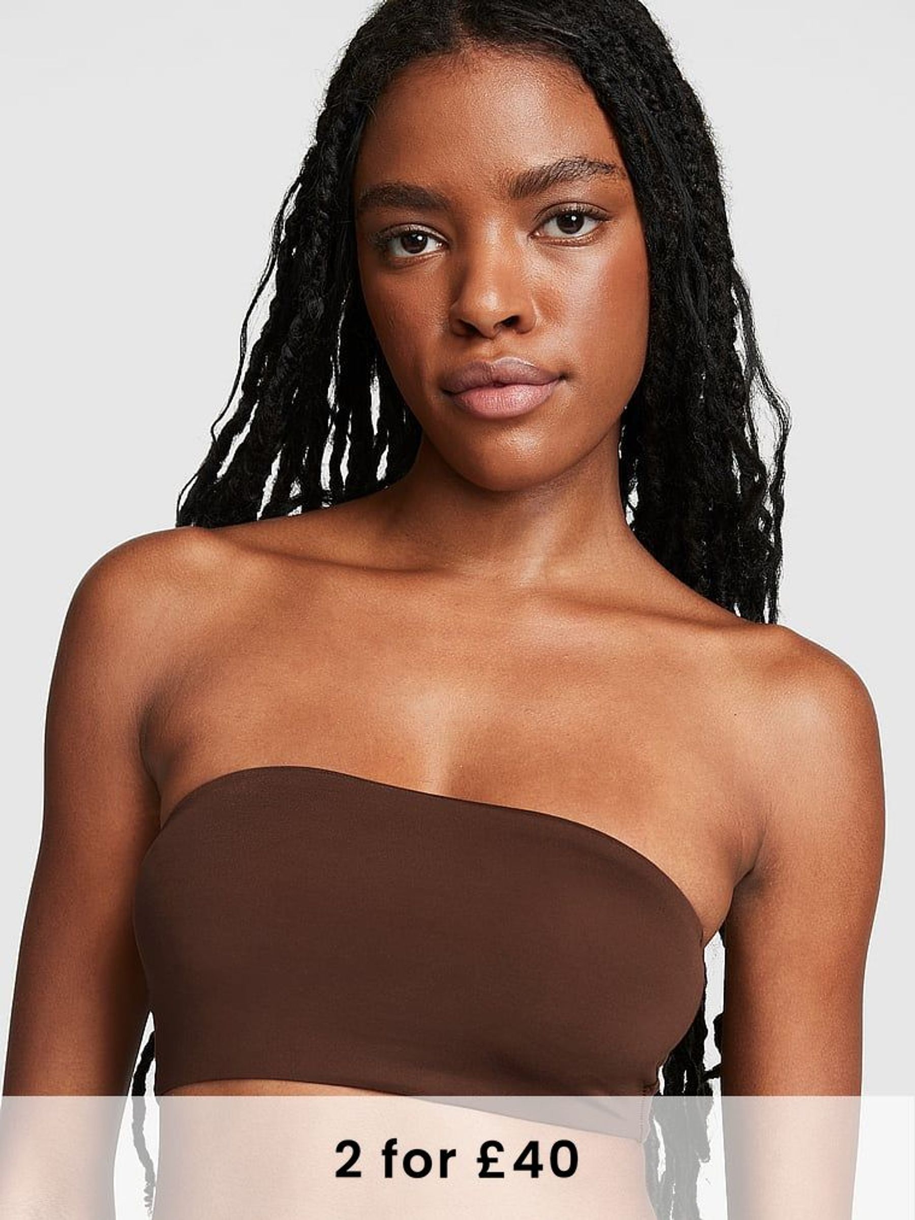 Ganache Nude Bandeau Bralette (P95652) | £19