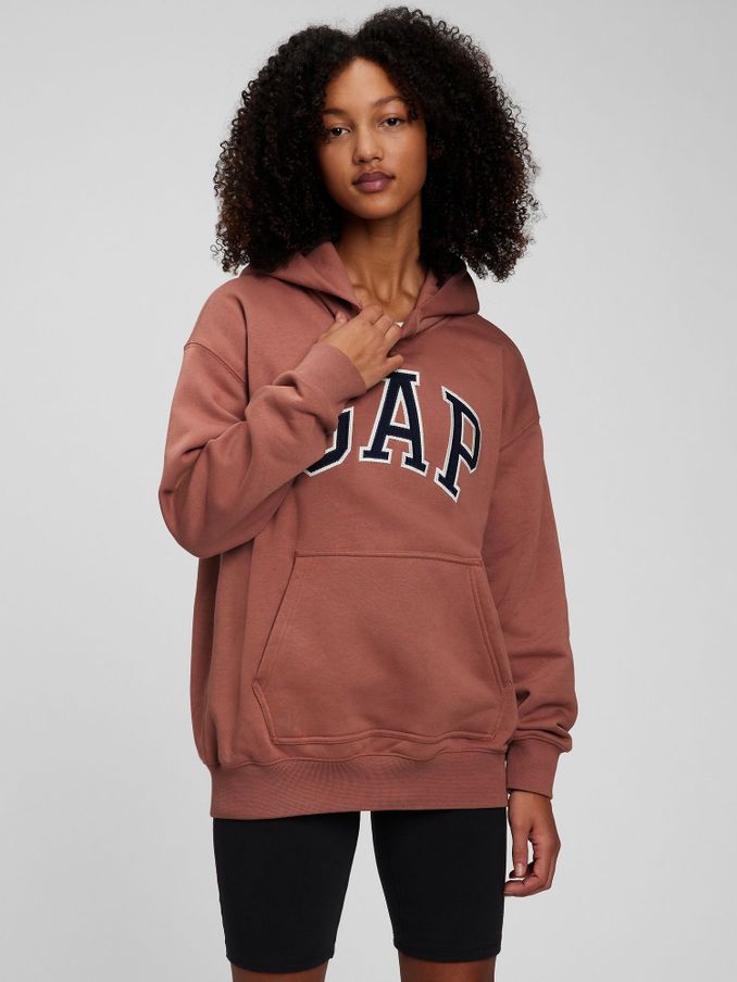Brown Teen Logo Hoodie (P97545) | £17